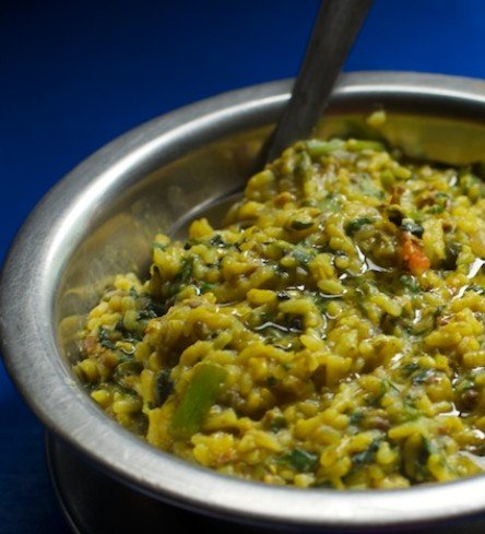 Spinach Kitcheri Recipe