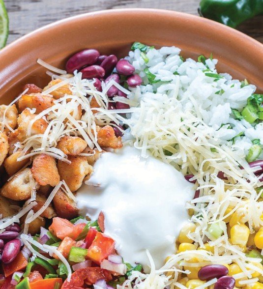Slow Cooker Salsa Chicken Rice Bowls Recipe