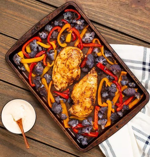 Sheet-Pan Harissa Chicken & Vegetables